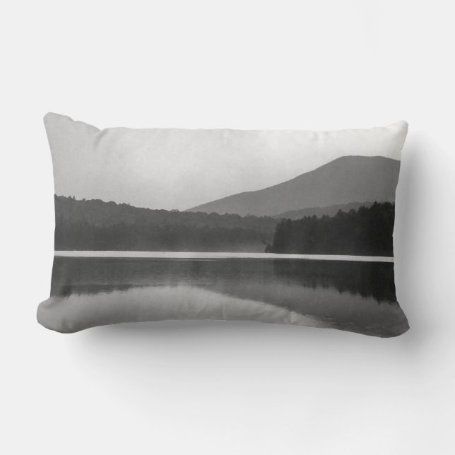 Coussin Rectangle Mountain Pond (Recto)