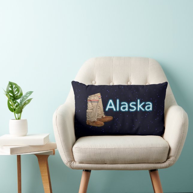 Coussin Rectangle Mukluks - Alaska (Chaise)