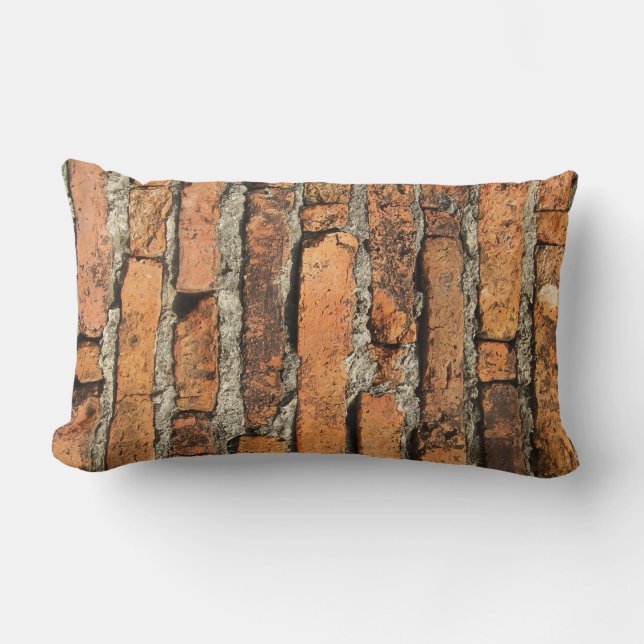 Coussin Rectangle Mur en briques antique (Recto)