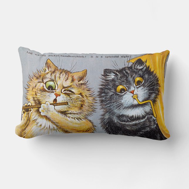 Coussin Rectangle Musique Love Cats, Louis Wain (Recto)