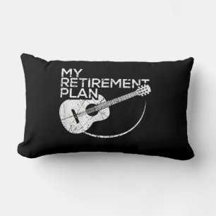 Coussin Rectangle My Retirement Plan Guitar Funny Musicians