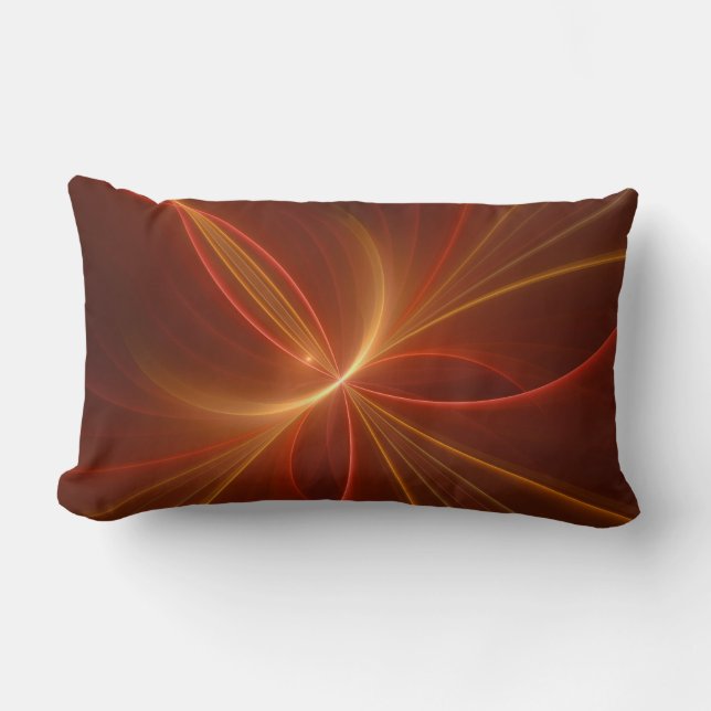 Coussin Rectangle Mystique Abstrait Fractal Art Moderne Couleurs cha (Recto)