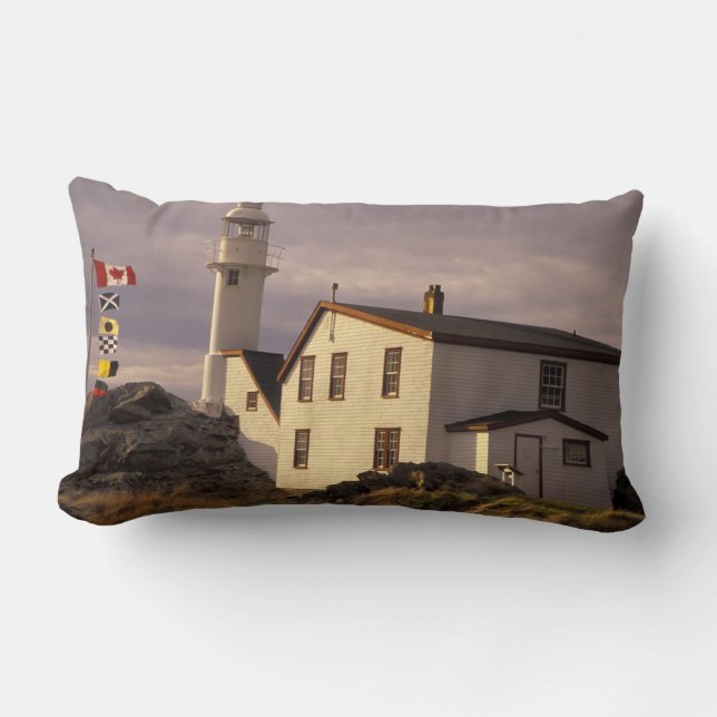 Coussin Rectangle NA, Canada, Terre-Neuve, Lobster Cove. Homard (Recto)