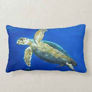 Coussin Rectangle Nageur (tortue)