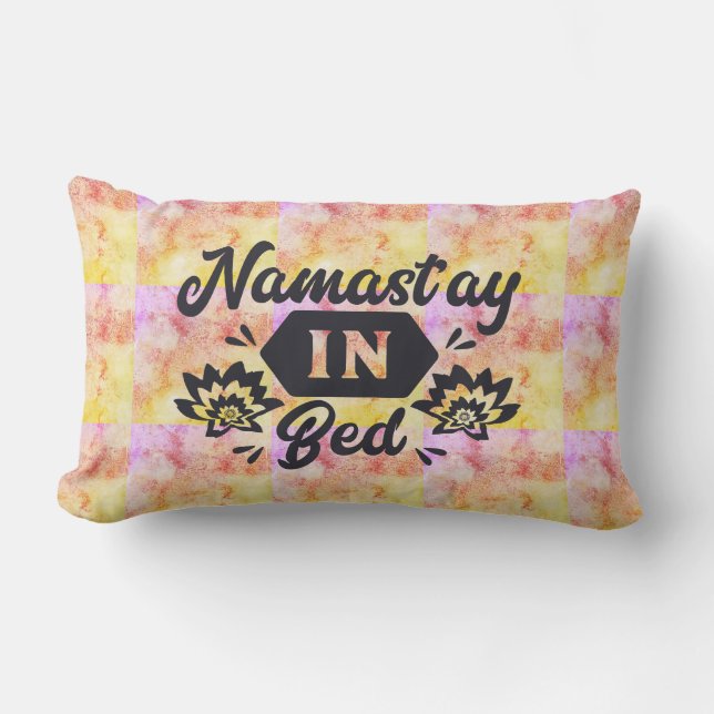 Coussin Rectangle Namastay En Lit (Recto)