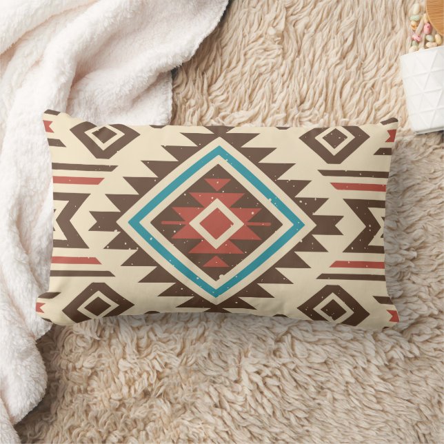Coussin Rectangle Native American Art (Couverture)