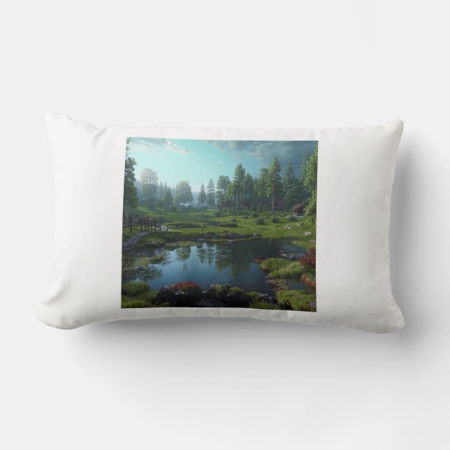Coussin Rectangle Nature 12. (Recto)