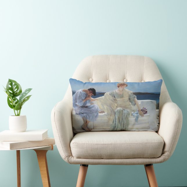 Coussin Rectangle Ne me demandez plus rien de Sir Lawrence Alma Tade (Chaise)