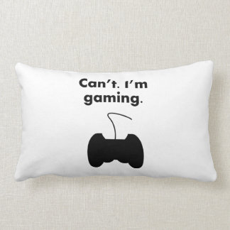 Coussin Rectangle Ne peux pas je suis jeu