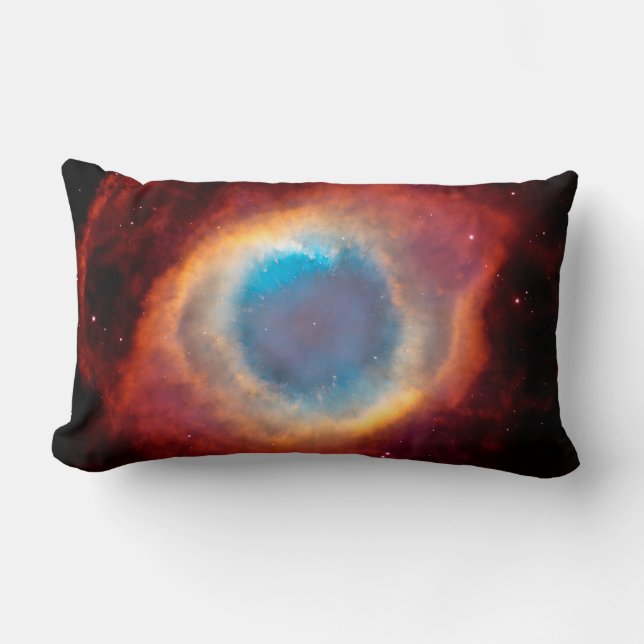 Coussin Rectangle Nébuleuse hélix (Recto)
