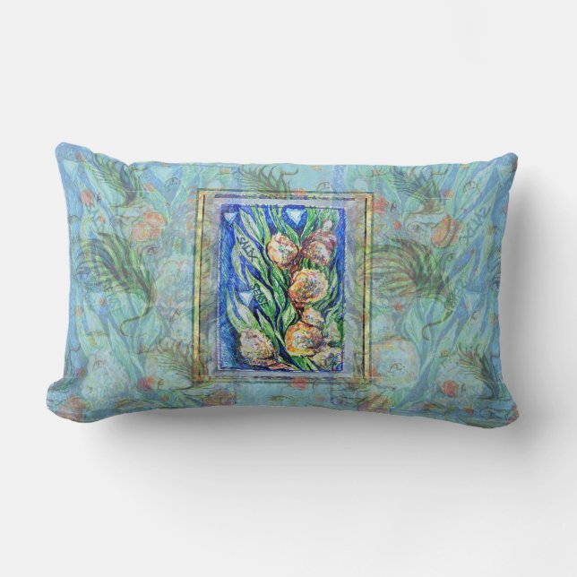 Coussin Rectangle Neighbours from the edge  (Recto)