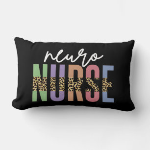 Coussin Rectangle Neuro Infirmière Cheetah infirmière RN cadeaux d'a