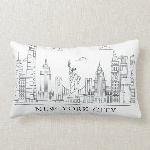 Coussin Rectangle New York