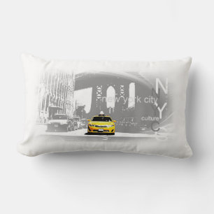 Coussin Rectangle New York City Nyc Yellow Taxi Pop Art