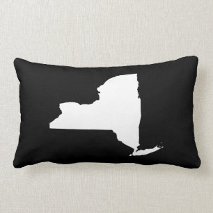 Coussin Rectangle New York en blanc et noir
