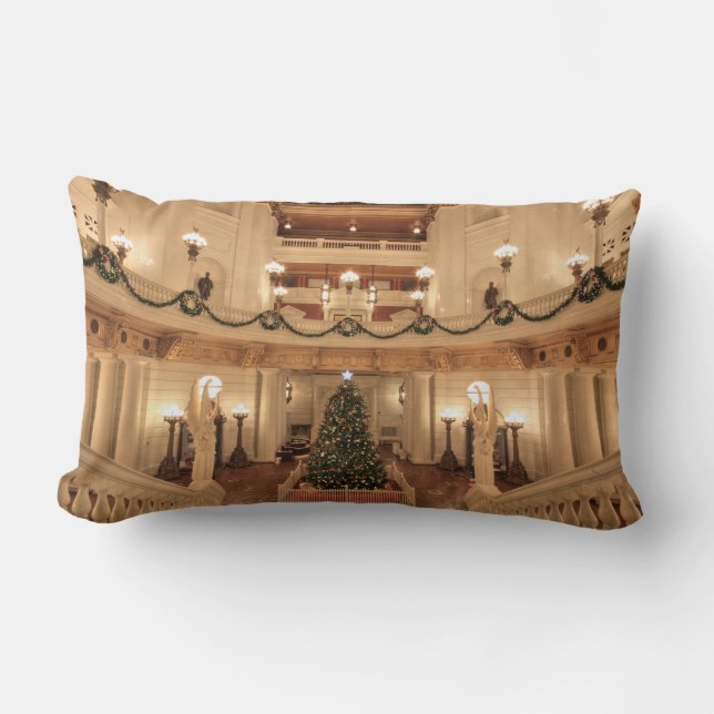 Coussin Rectangle Noël à Pennsylvania State Capitol (Recto)