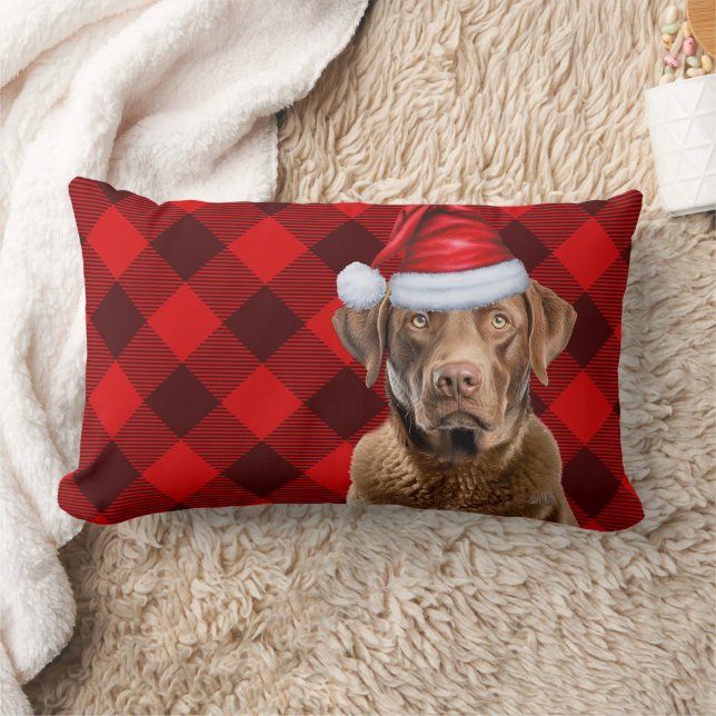 Coussin Rectangle Noël Chesapeake Bay Chien Festin Plaid (Couverture)