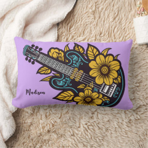 Coussin Rectangle Nom et couleur personnalisés