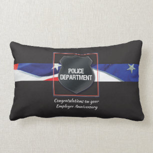 Coussin Rectangle Nom personnalisé, Anniversaire de l'employé de la