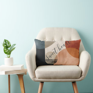 Coussin Rectangle Nom personnalisé Boho