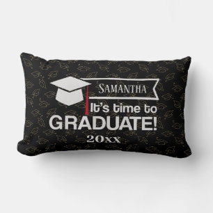 Coussin Rectangle Nom personnalisé et cadeau d'année d'études