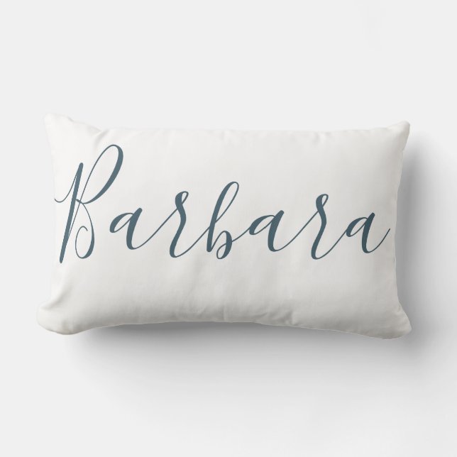 Coussin Rectangle Nom personnalisé personnalisé (Recto)