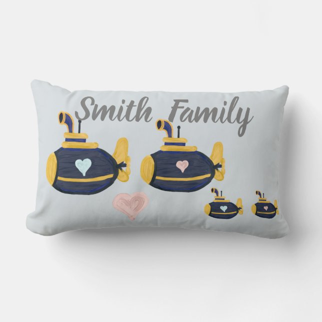 Coussin Rectangle Nom submersible de personnaliser d'enfants de la (Recto)
