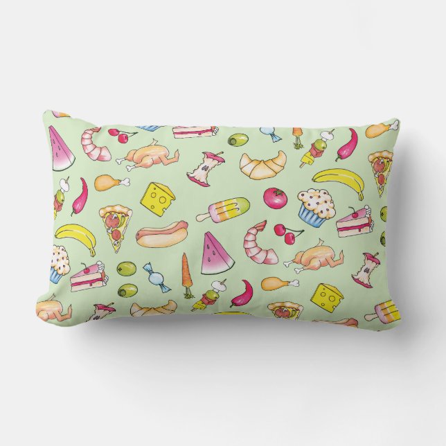 Coussin Rectangle Nourriture (Recto)
