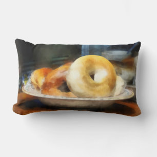 Coussin Rectangle Nourriture - Vente de bagels