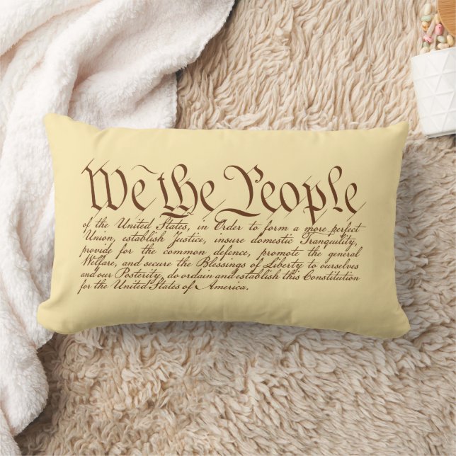 Coussin Rectangle Nous le peuple (Couverture)