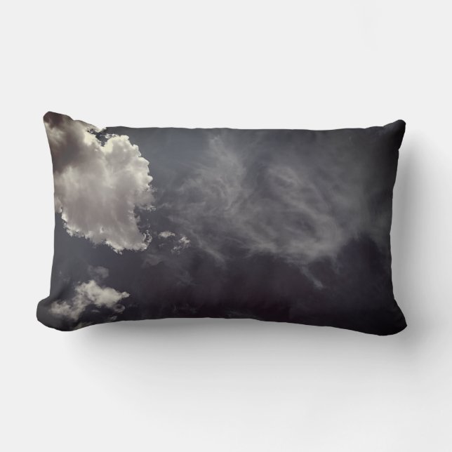 Coussin Rectangle Nuage métallique (Recto)