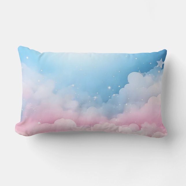 Coussin Rectangle Nuages (Recto)