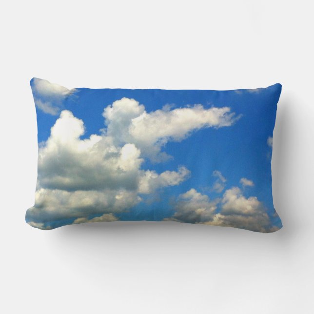 Coussin Rectangle nuages (Recto)