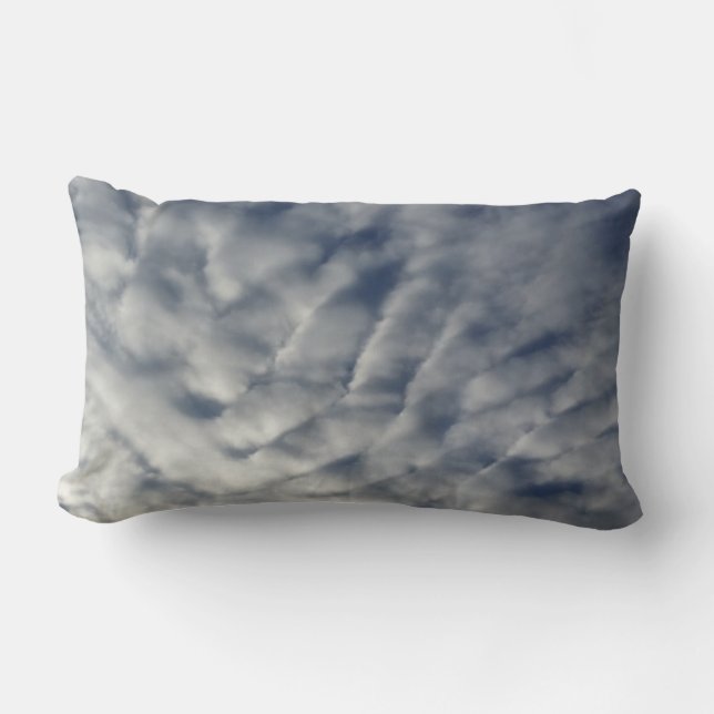 Coussin Rectangle nuages tressés (Recto)