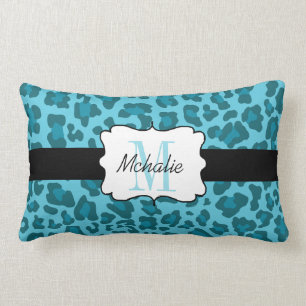 Coussin Rectangle Nuances faites sur commande d'empreinte de léopar