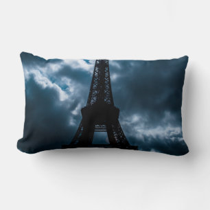 Coussin Rectangle Nuit Bleue Tour Eiffel Paris Voyage
