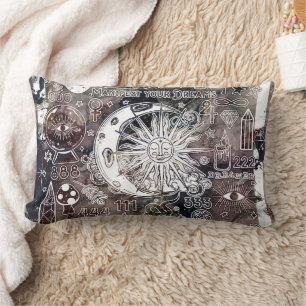 Coussin Rectangle Numérologie Chanceuse Manifestation Magique Galaxi