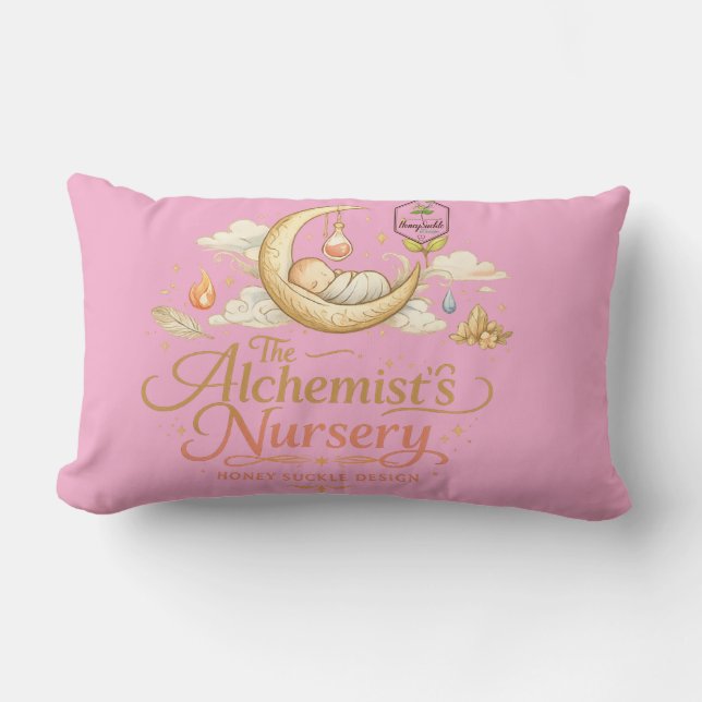 Coussin Rectangle Nurserie de l'Alchimiste (Recto)