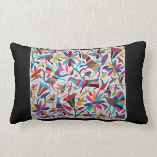 Coussin Rectangle Oaxaca Mexique Boho ethnique hispanique maya