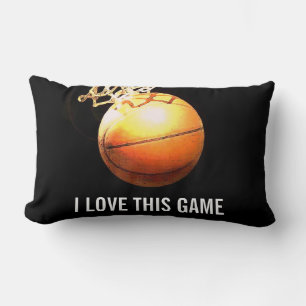 Coussin Rectangle Oeuvre de basket-ball