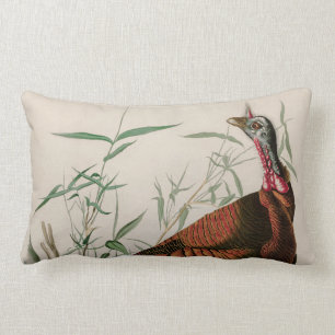 Coussin Rectangle Oiseaux sauvages de Turquie d'Amérique Audubon Im