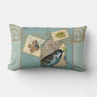 Oiseaux vintages Floral Postage Branche de l'écoul