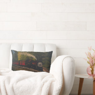 Coussin Rectangle Old Steam Engine, Original par Gary Poling
