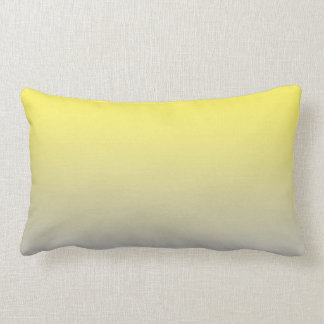 Coussin Rectangle "Ombre Jaune Et Gris"