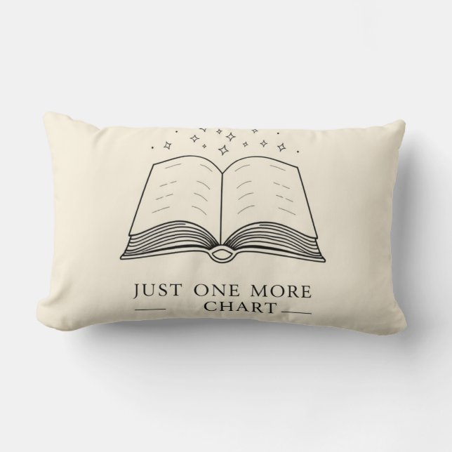 Coussin Rectangle One More Chapter - Cozy Book Lover Throw Pillow (Recto)