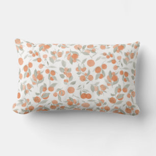 Coussin Rectangle Oranges aquarelles
