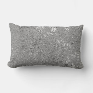 Coussin Rectangle Orchidées Argent Conception,