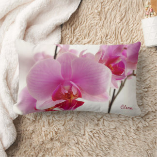 Coussin Rectangle Orchidées roses Fleurs