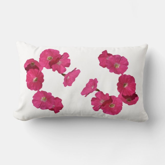 Coussin Rectangle Orchidées roses II (Recto)