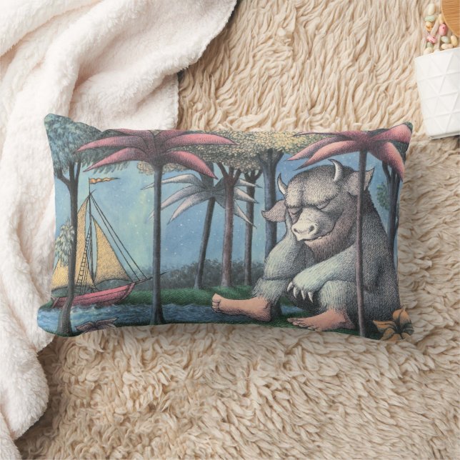 Coussin Rectangle Où sont les bêtes sauvages | Couverture de livre (Couverture)